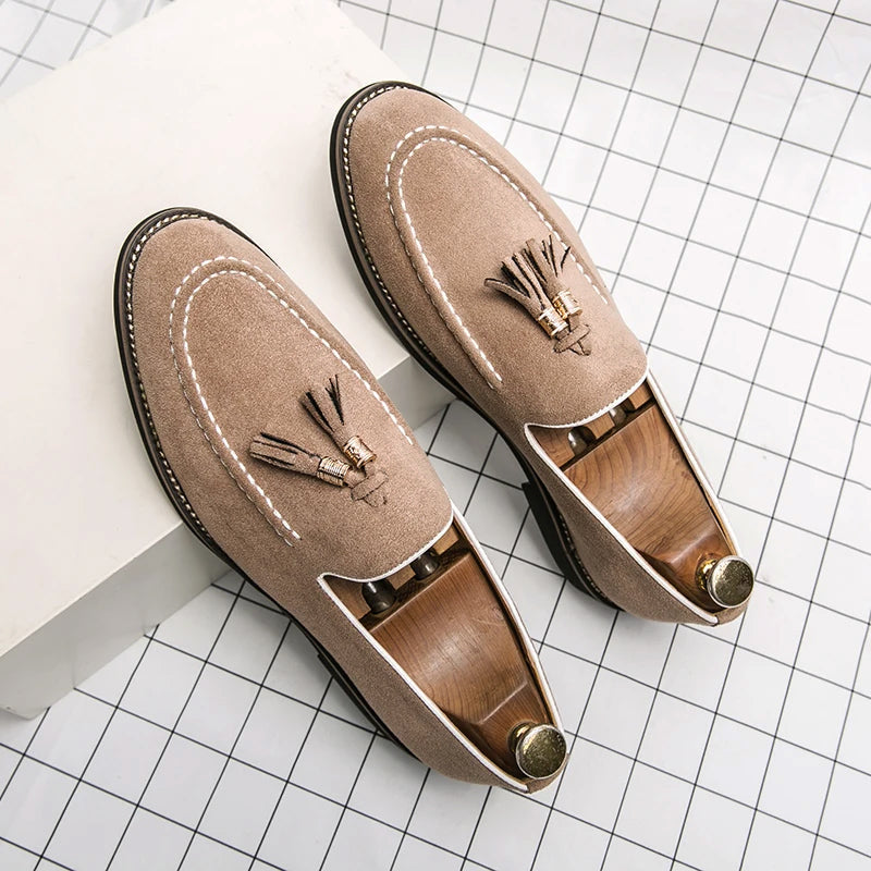 Dan Anthony Sovereign Suede Loafers