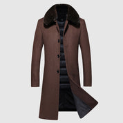 Elite Elegance Gentleman's Long Coat