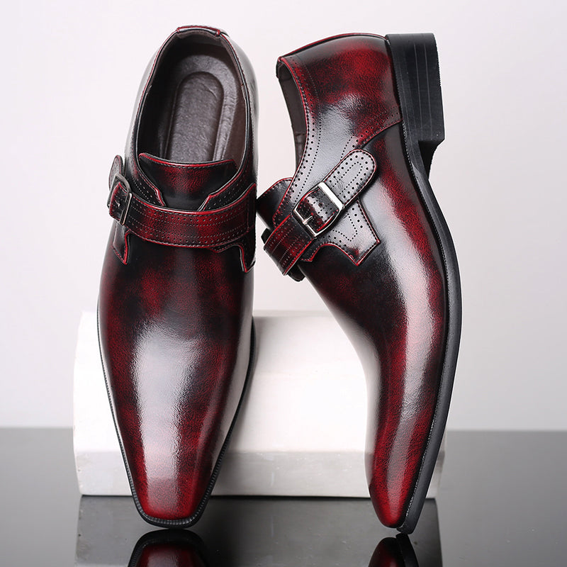 Harlington Lacquered Monk Shoes