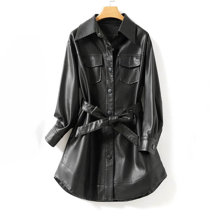 Isabelle Faux Leather Jacket
