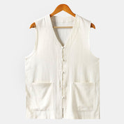 John Wellington Coastline Linen Vest
