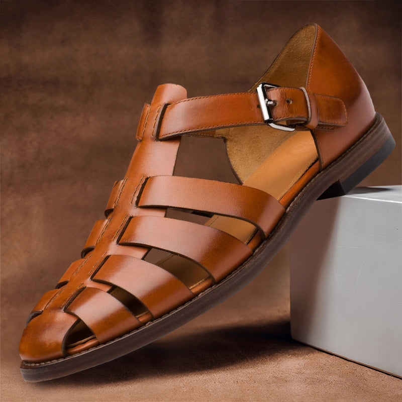 John Wellington Leather Fisherman Sandals