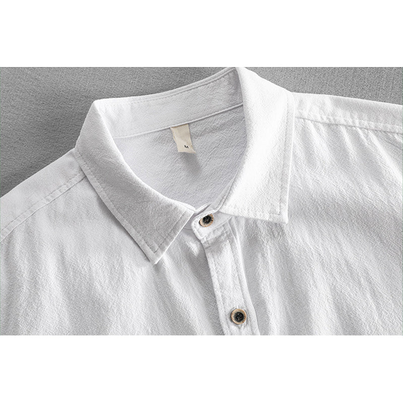 John Wellington Premium Cotton Linen Shirt