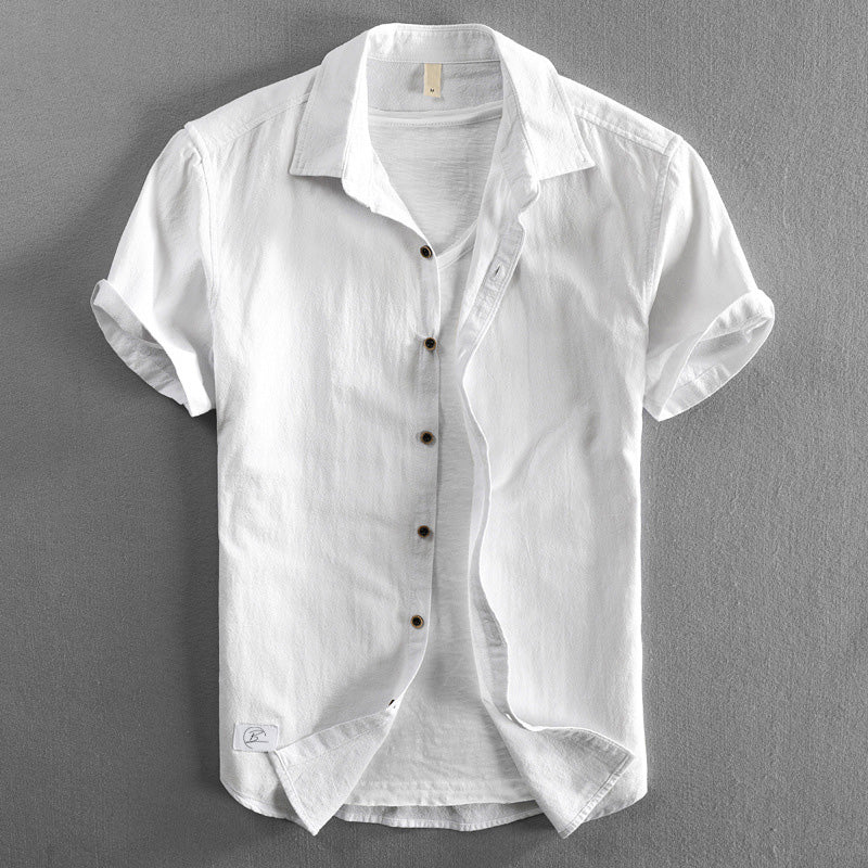 John Wellington Premium Cotton Linen Shirt