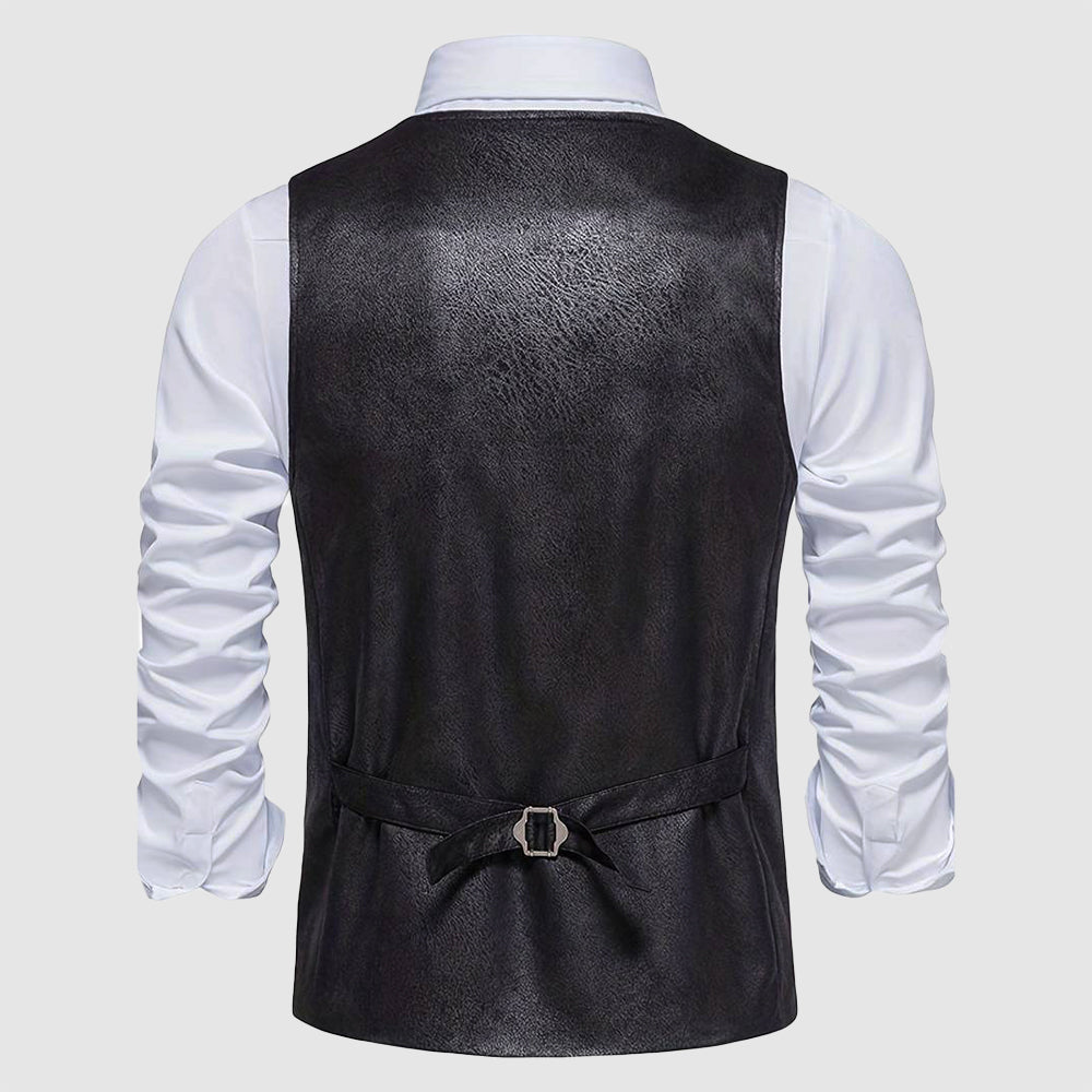 John Wellington Vintage Suede Vest