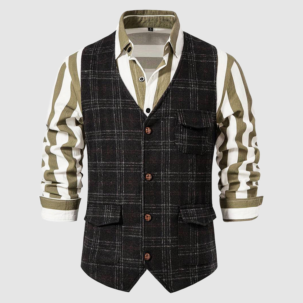 John Wellington Vintage Tweed Vest