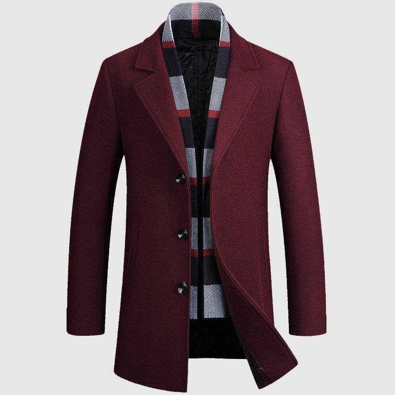 Mason Scarf Collar Woolen Coat