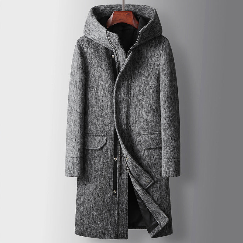 Massimo Hooded Long Coat
