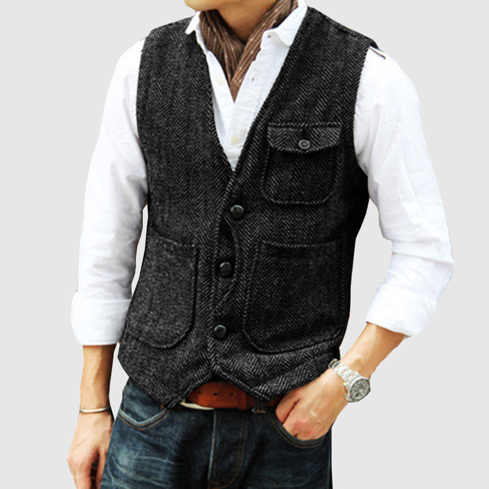 Massimo Retro Woolen Vest