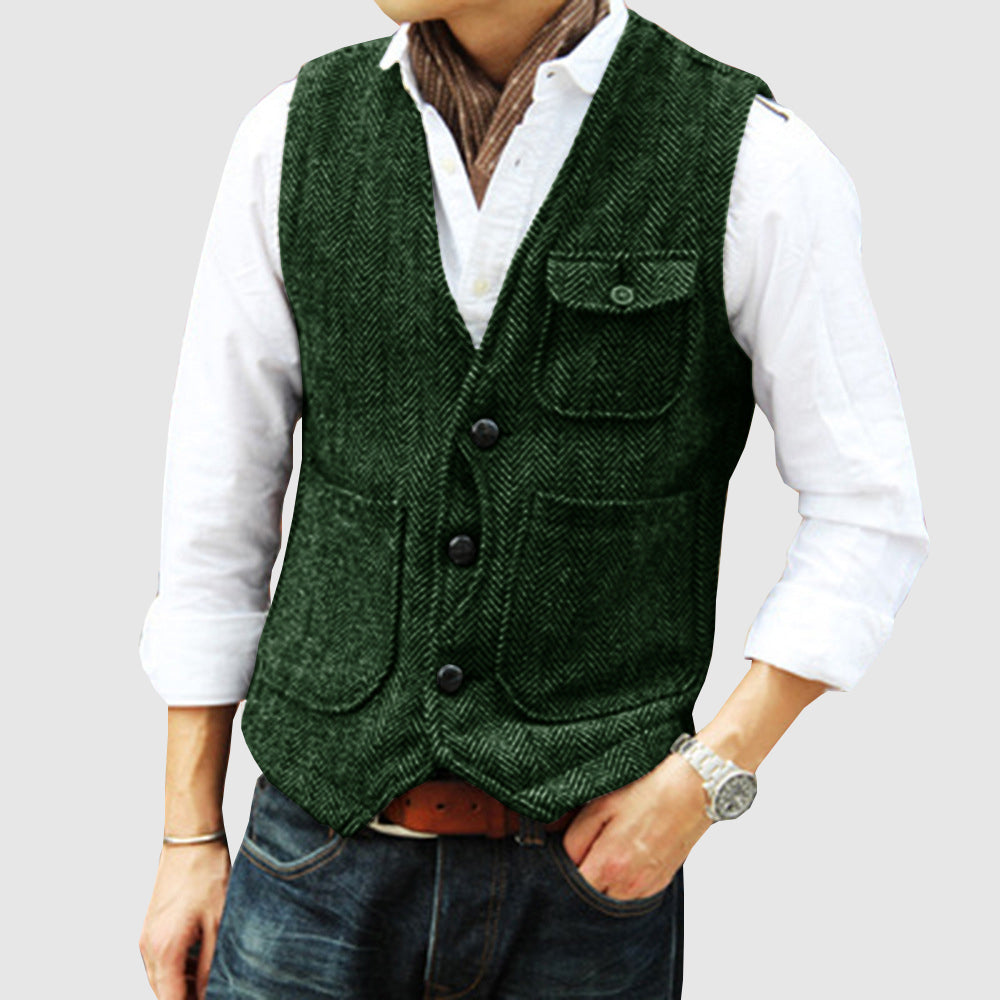 Massimo Retro Woolen Vest