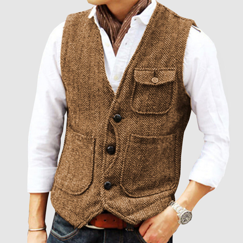 Massimo Retro Woolen Vest