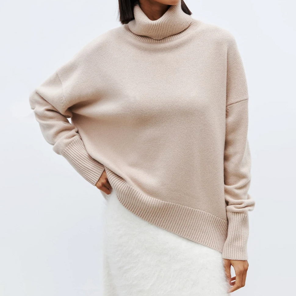 Olivia Klein Oversized Turtleneck Sweater