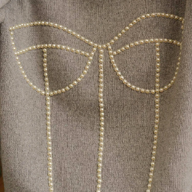 Olivia Klein Pearl Touch Sweater