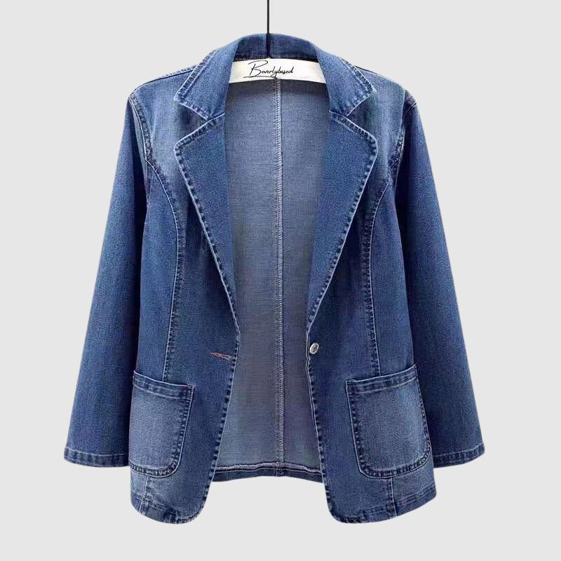 Olivia Klein Princess Denim Blazer