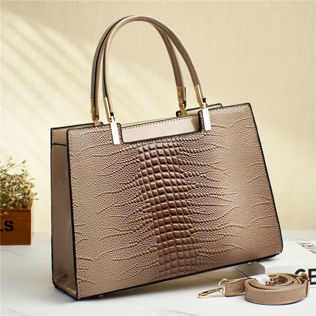 Olivia Leather Tote Bag