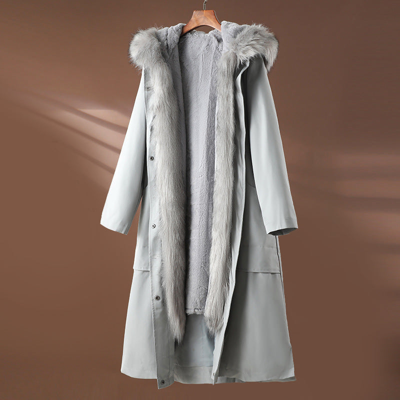 Olivia Klein Warm Silver Coat