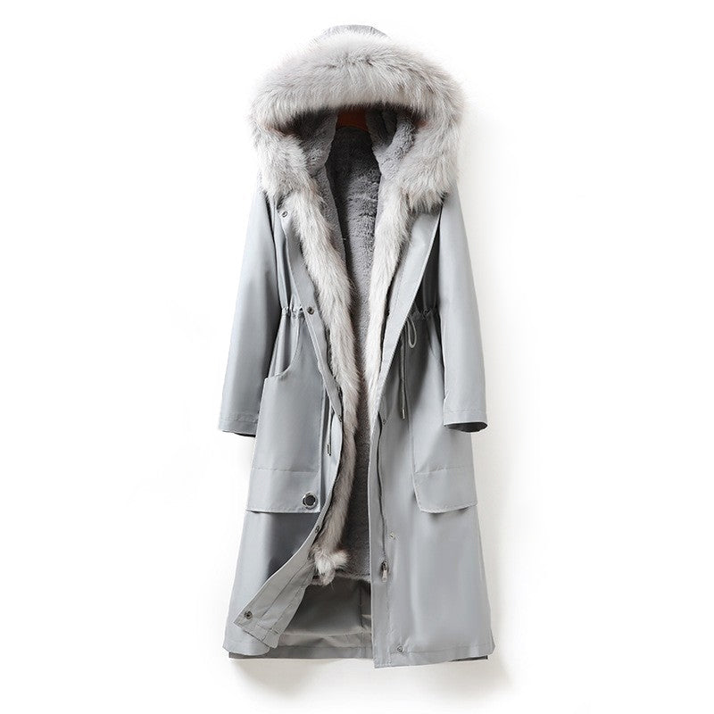 Olivia Klein Warm Silver Coat