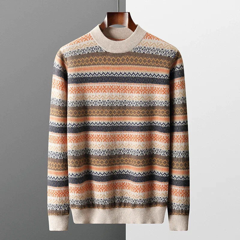 Retro Reverence Jacquard Sweater