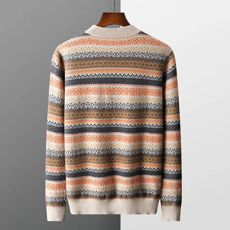 Retro Reverence Jacquard Sweater
