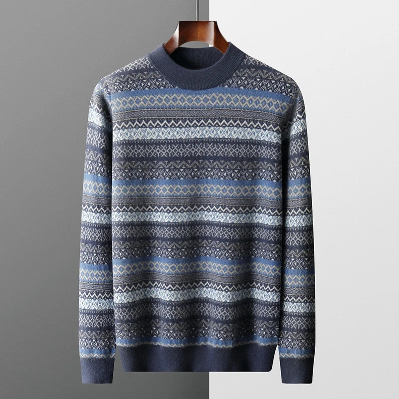 Retro Reverence Jacquard Sweater