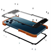 Rustic Iron-Wood iPhone Case