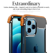 Rustic Iron-Wood iPhone Case