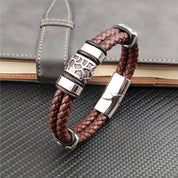 Seaside Serenity Leather Bracelet