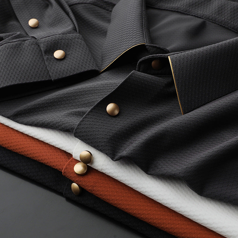 Terry Elegant Long Sleeve Shirt