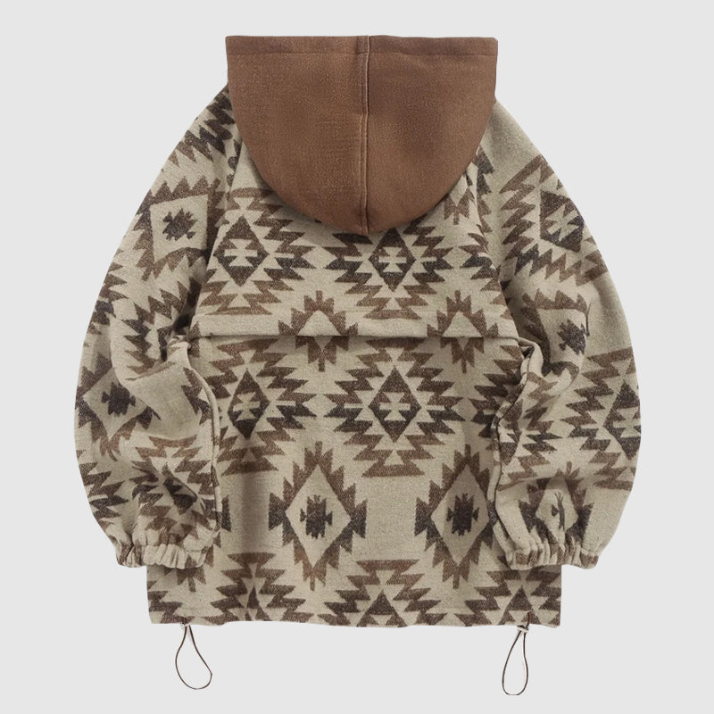 Zoe Aztec Pullover Hoodie