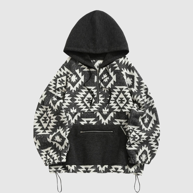 Zoe Aztec Pullover Hoodie